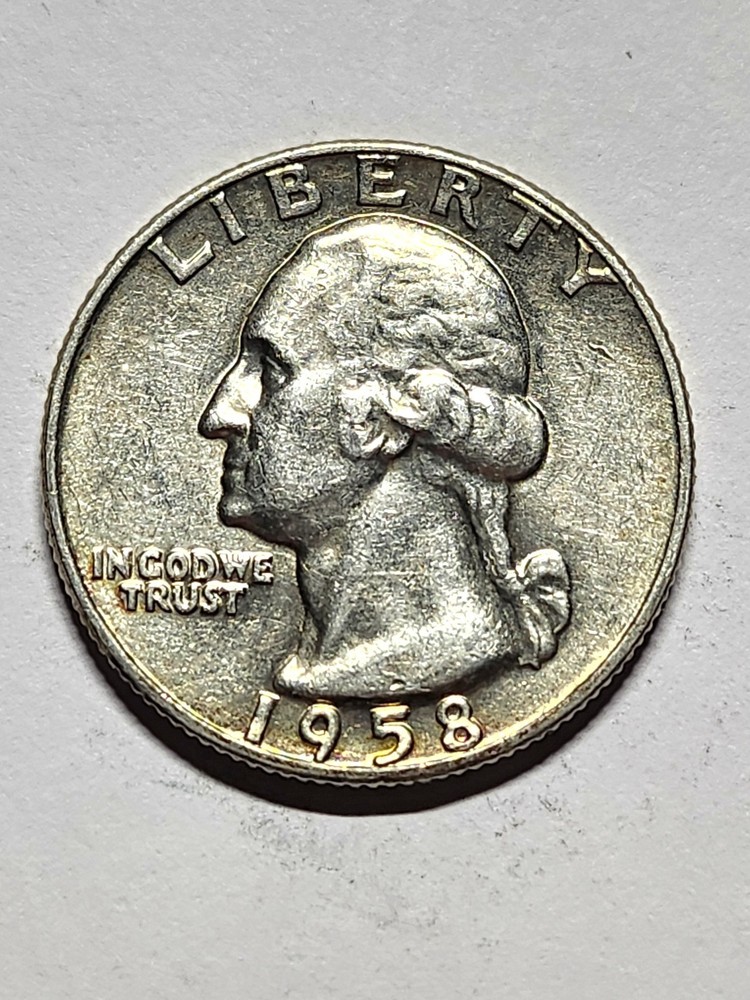 1958D Washington Quarter