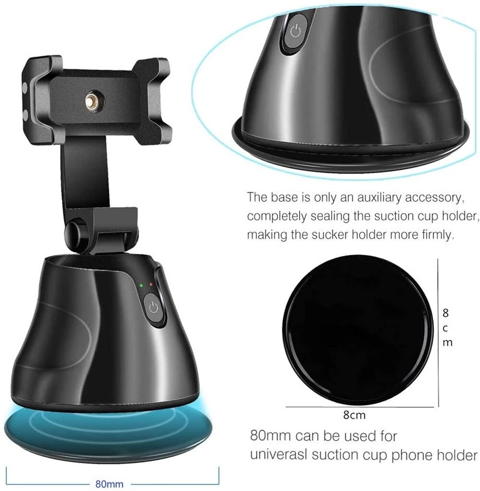 Auto Face Tracking Smart Shooting Phone Holder 360° Object Tracking Stabilizer