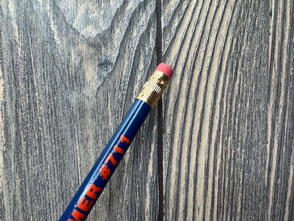 SU DPS Emer #711 Blue Pencil With Eraser
