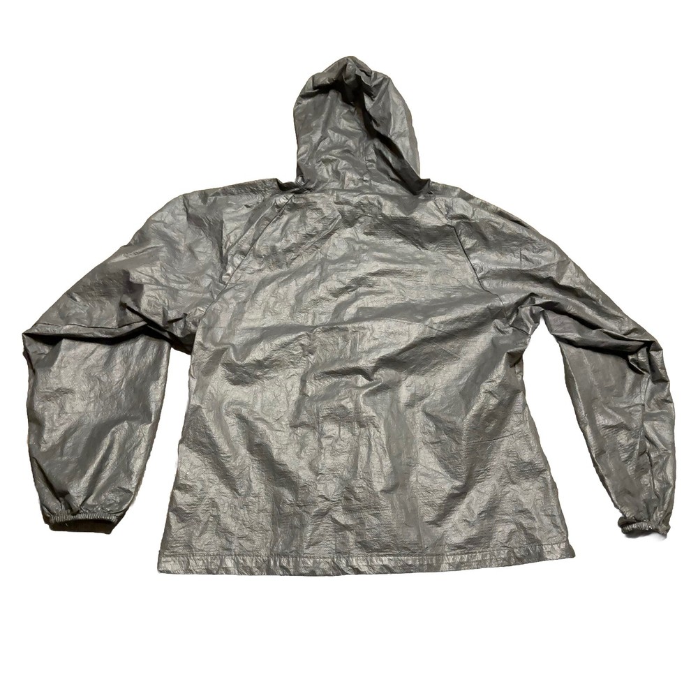 Frogg Toggs Waterproof Rain Jacket Womens Size Small Polyethylene Gray