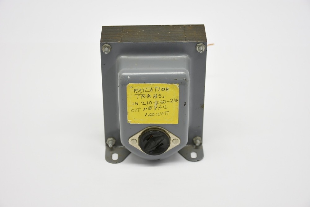 Vintage Isolation Transformer Unbranded Tested Working