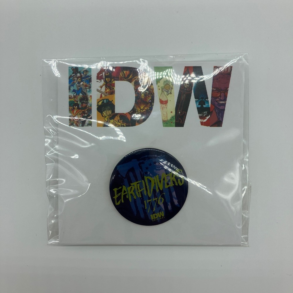 SDCC 2023 IDW Earthdivers 1776 Pin