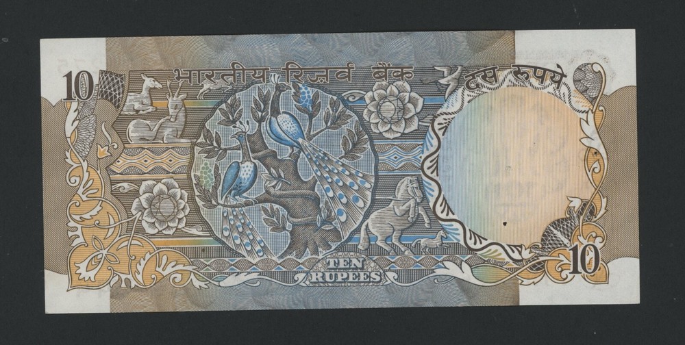 INDIA 10 RUPEES ( 1977-82 ) PICK # 81d UNC.