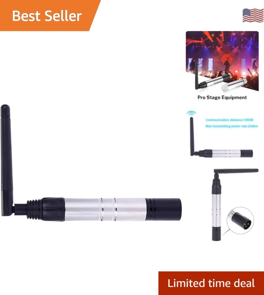 DMX Dfi DJ 2.4G Wireless Transmitter with Adapter Antenna Lighting Controller...