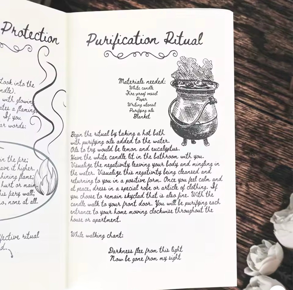 Old Witch Spells Book - Essential Tool for Witches & Wizard Beginners