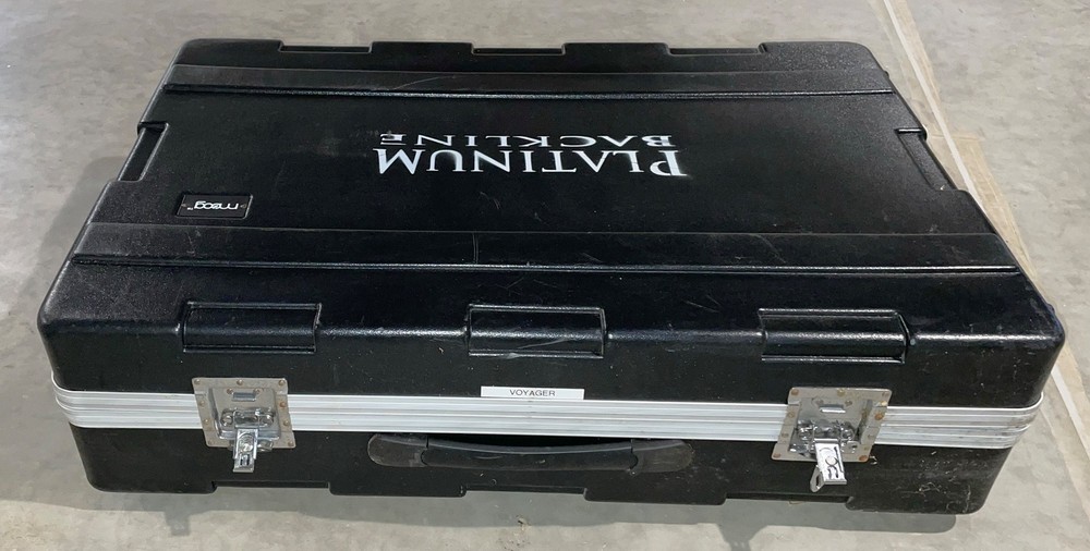 Moog Minimoog Voyager with custom flight case