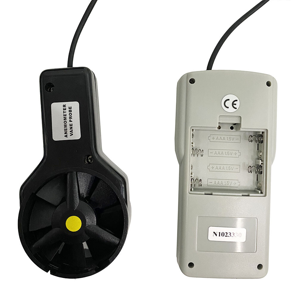 Anemometer Wind Speed Meter Digital Air Flow Meter Data Hold Function