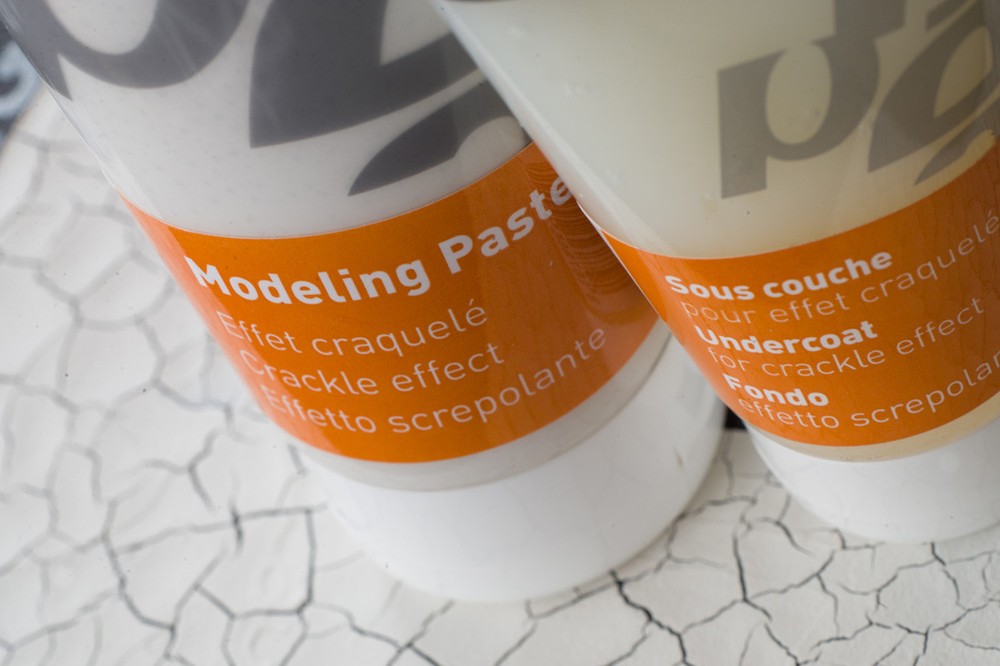Pebeo Studio Acrylics Modeling Paste Crackling Weathered Effect Paint Medium Kit