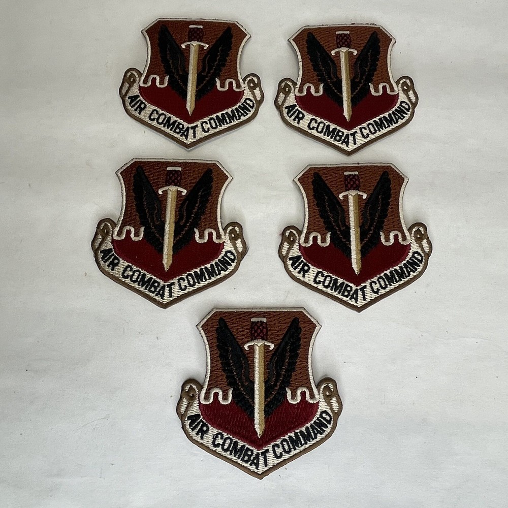 U.S. Air Force Combat Command Patch Lot of 5 New