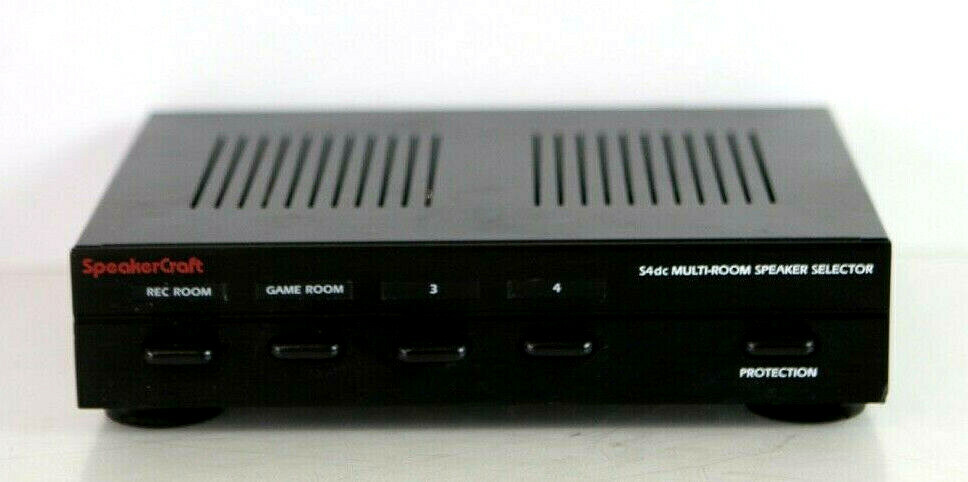SpeakerCraft S4DC Four Zone Speaker Selector 4 A407