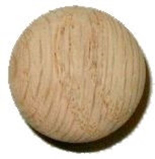 1" Oak Wood Knob