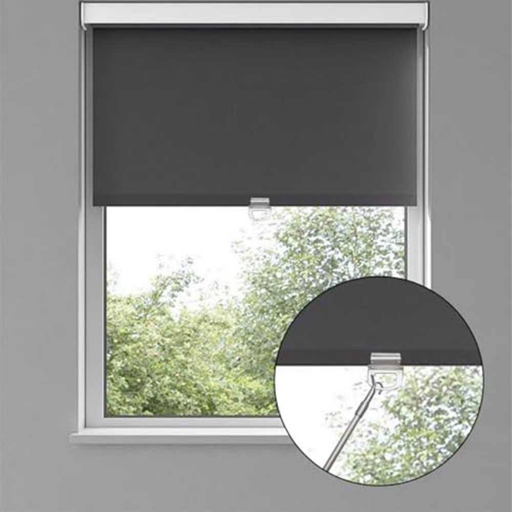 Functional Roller Blind Pull Clips for Window Shades Transparent 12pcs