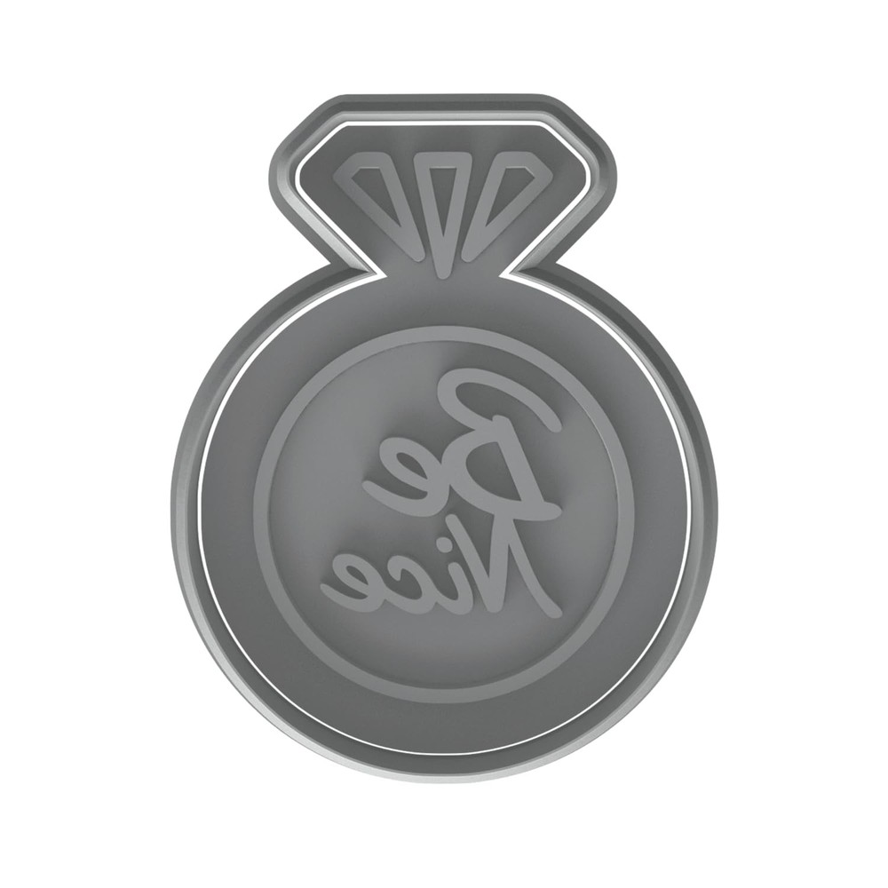 Be Nice Diamond Ring Cookie Cutter 4x3" Creative Kitchen Baking Fun