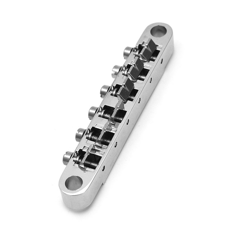 Chrome Guitar Saddle Bridge Tailpiece Studs Post for 6 String LP Les Paul