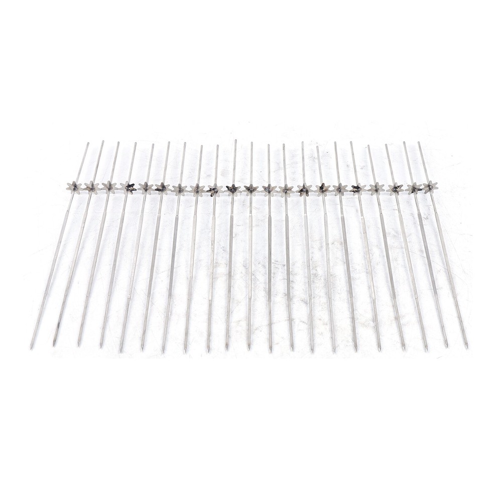 20 Skewer Automatic Rotating BBQ Barbecue Grill Attachment Rack W/ USB port