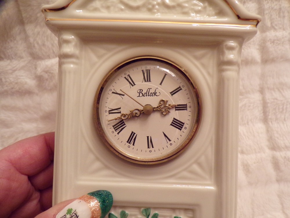 VTG Belleek Mantel Clock