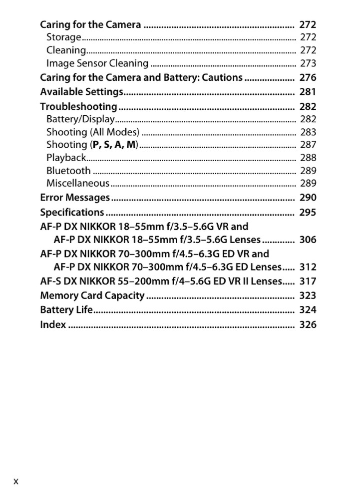 Nikon D3400 — User Reference Manual Guide — 1/2 Size, 5.5" x 8.5" Small Compact