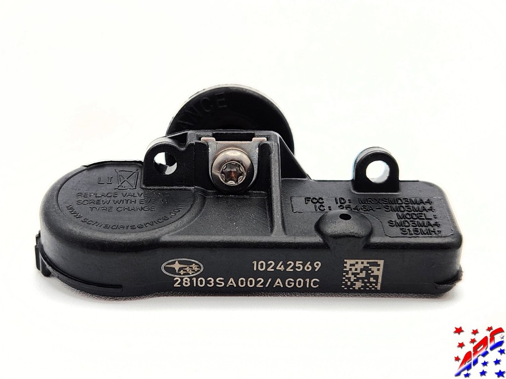 Complete Genuine OEM Subaru Snap-In TPMS Tire Pressure Sensor 28103AJ00A *BLEMS*
