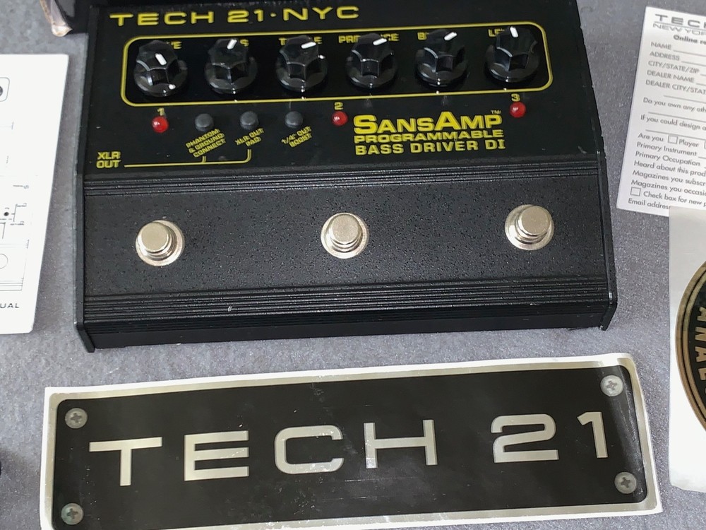 SansAmp 3 Channel Programmable Bass Driver D1