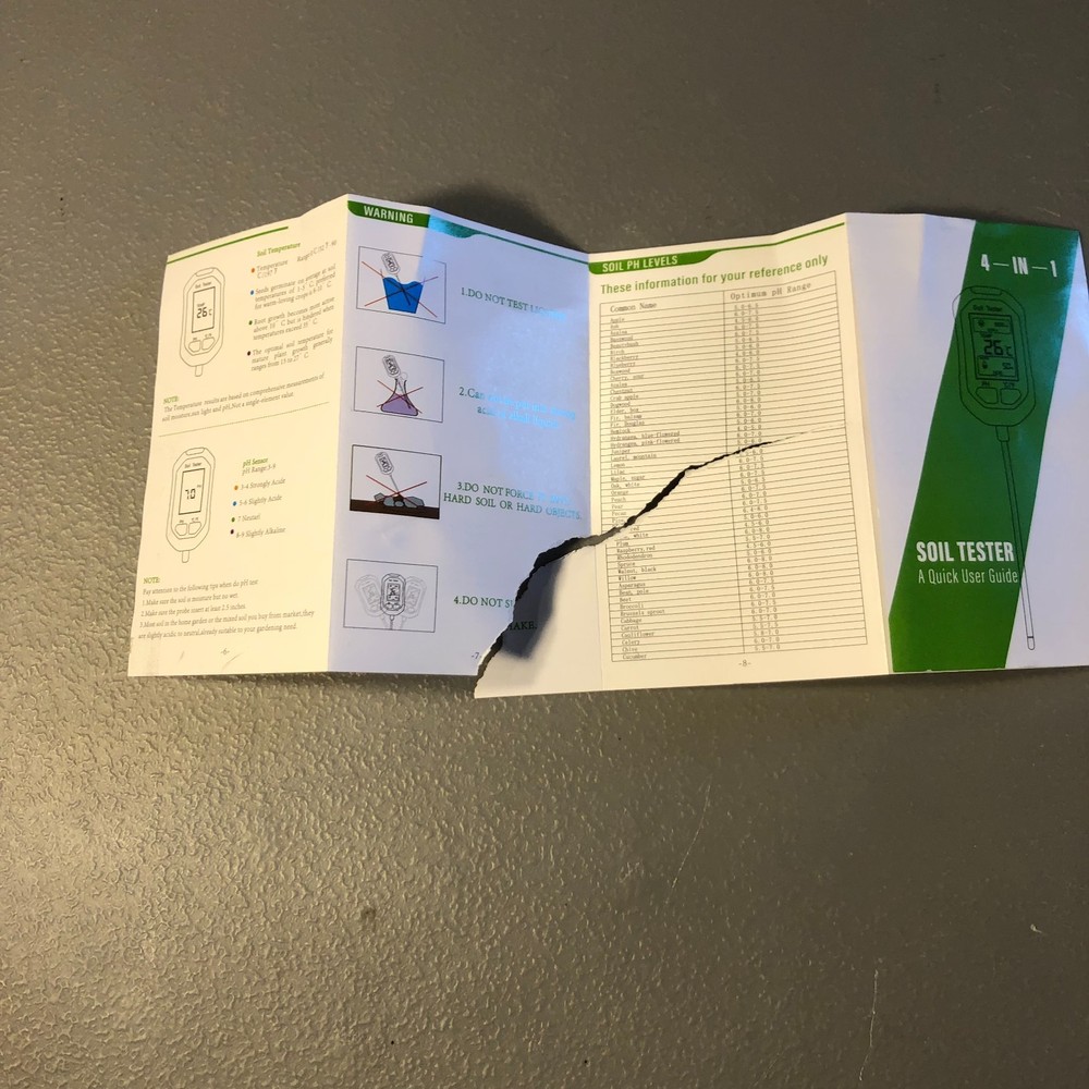 4 in 1 Soil Moisture Meter