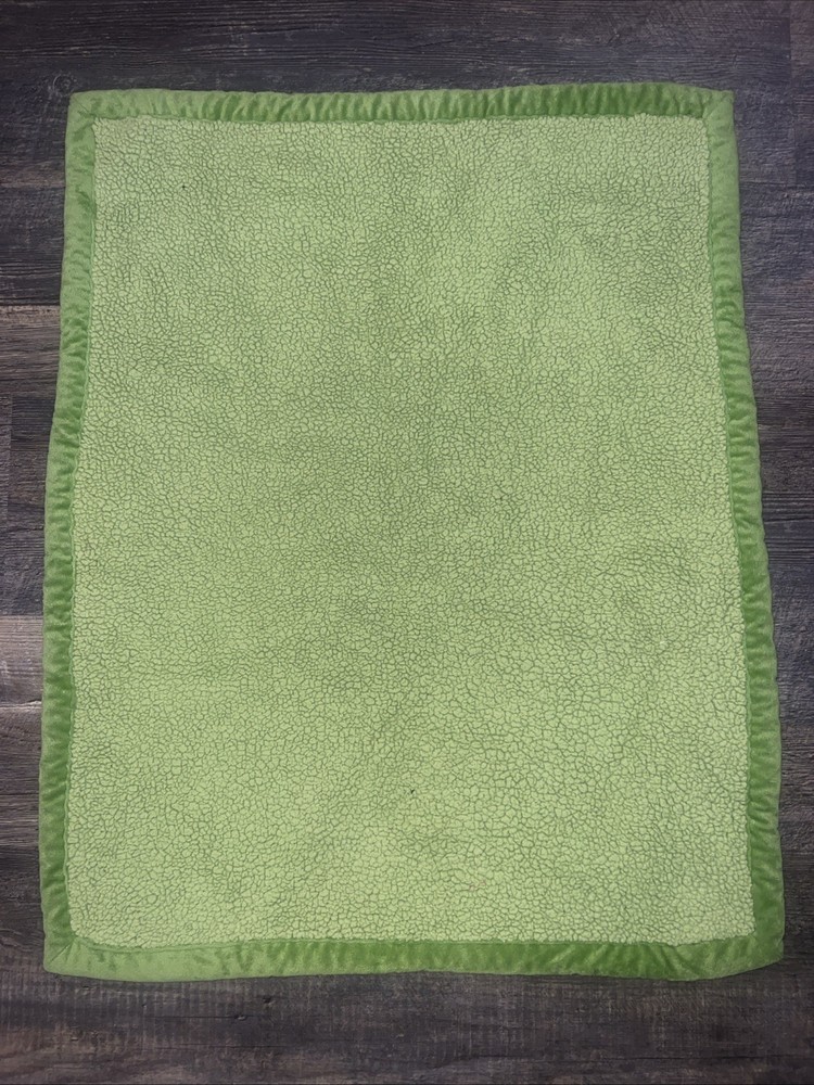 Koala Baby Solid Green Sherpa Blanket