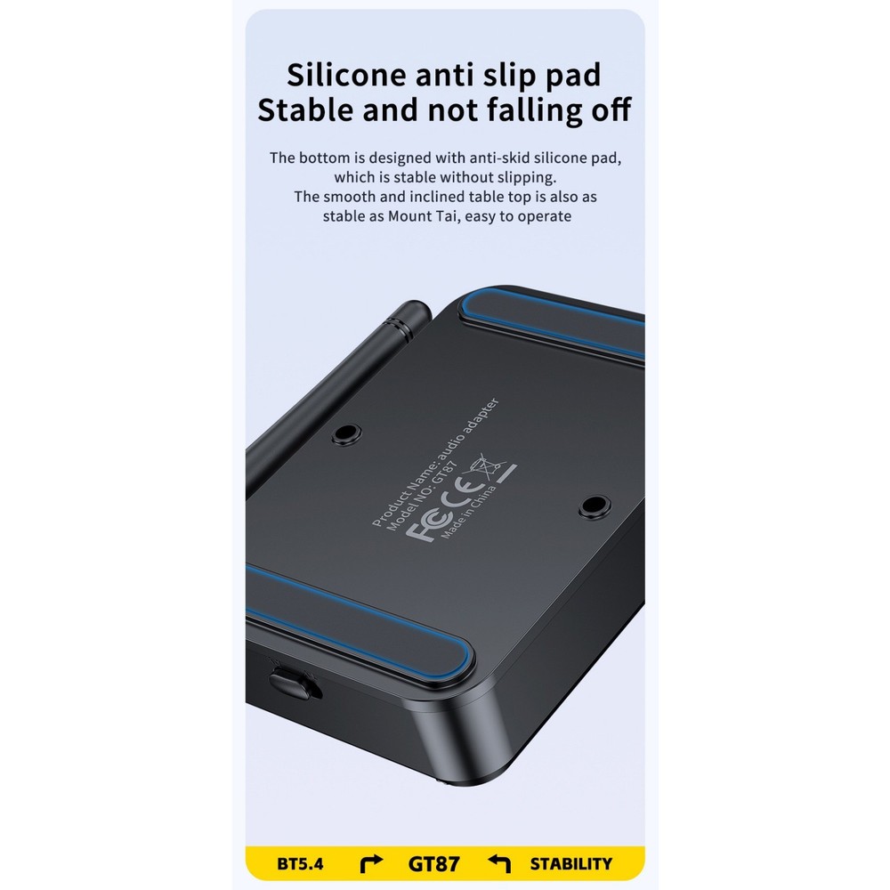 For Bluetooth 5.4 Transmitter Receiver 3.5mm AUX RCA Stereo Adapter Maintenance