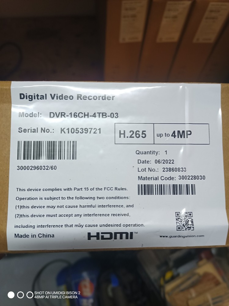 DVR-16CH-4TB03 Digital Video Recorder