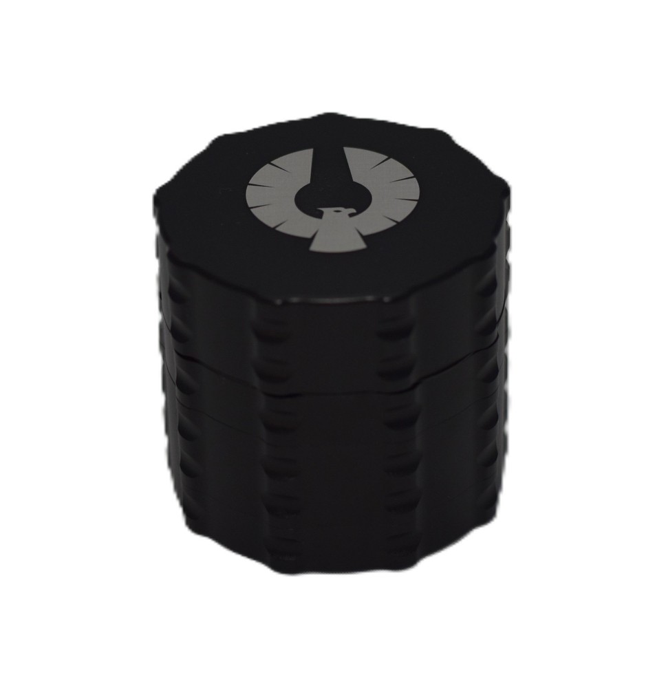 Phoenician - Medium 4 Piece Black Grinder Authentic
