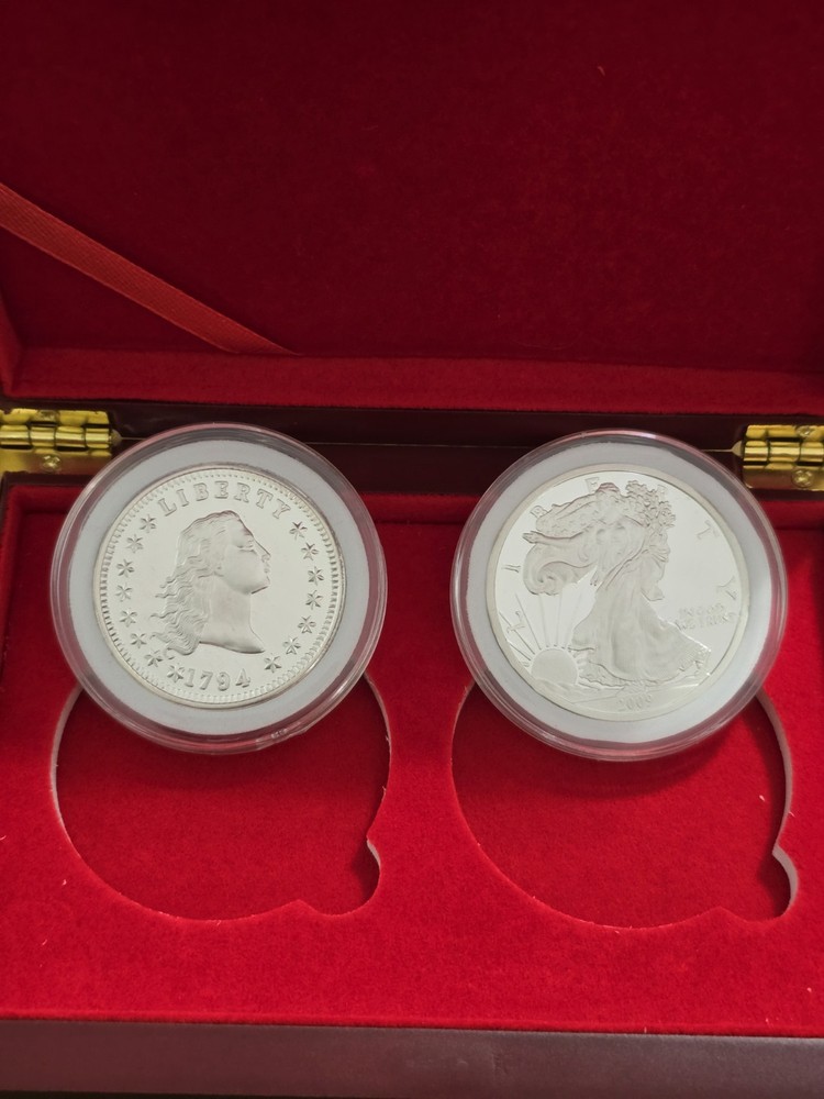 Set-2009 CLAD Silver Eagle Proofs / 1794 Liberty Silver Proof Authentic