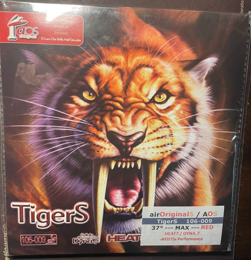 Air TigerS Dyna7 table tennis rubber, Maximum thickness