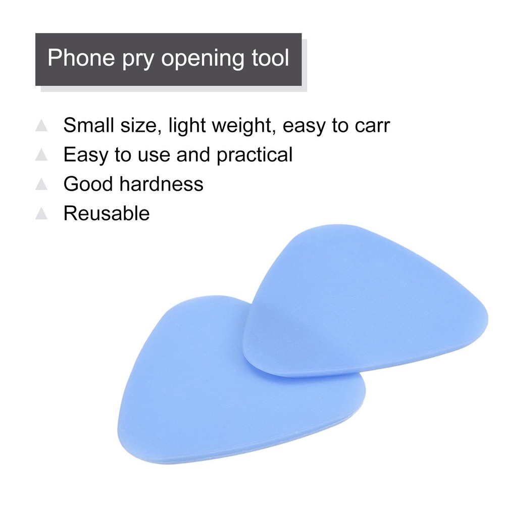 Phone Pry Opening Tools Plastic 50pcs Light Blue 1mm Thick