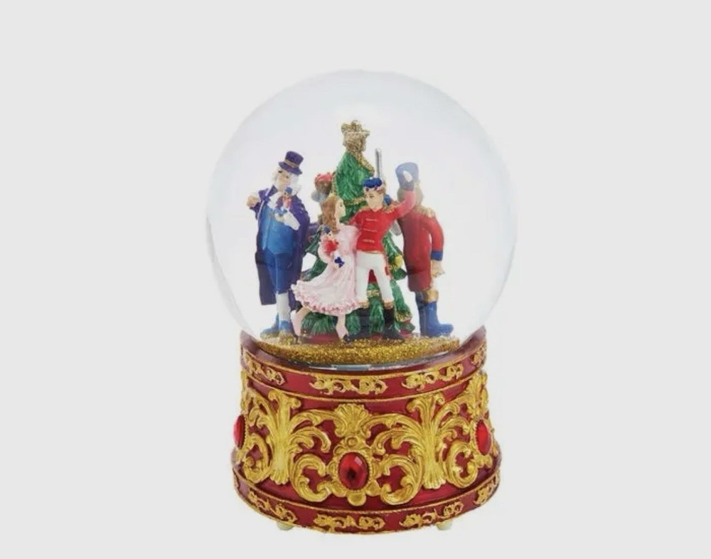Kurt S. Adler 120mm Musical Lighted Nutcracker Water Globe/ Snow Globe