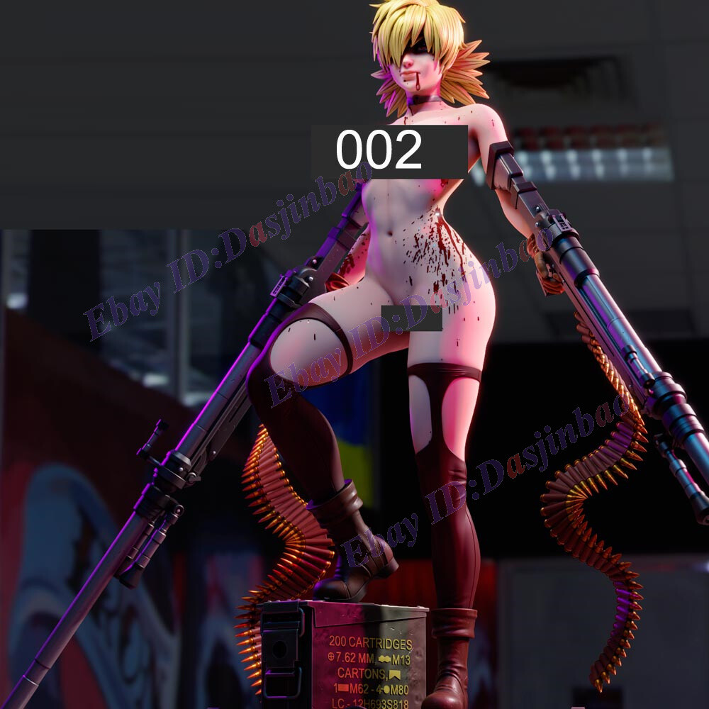 Seras Victoria 3D Print Model Kit Unpainted Unassembled 3 Version NSFW GK