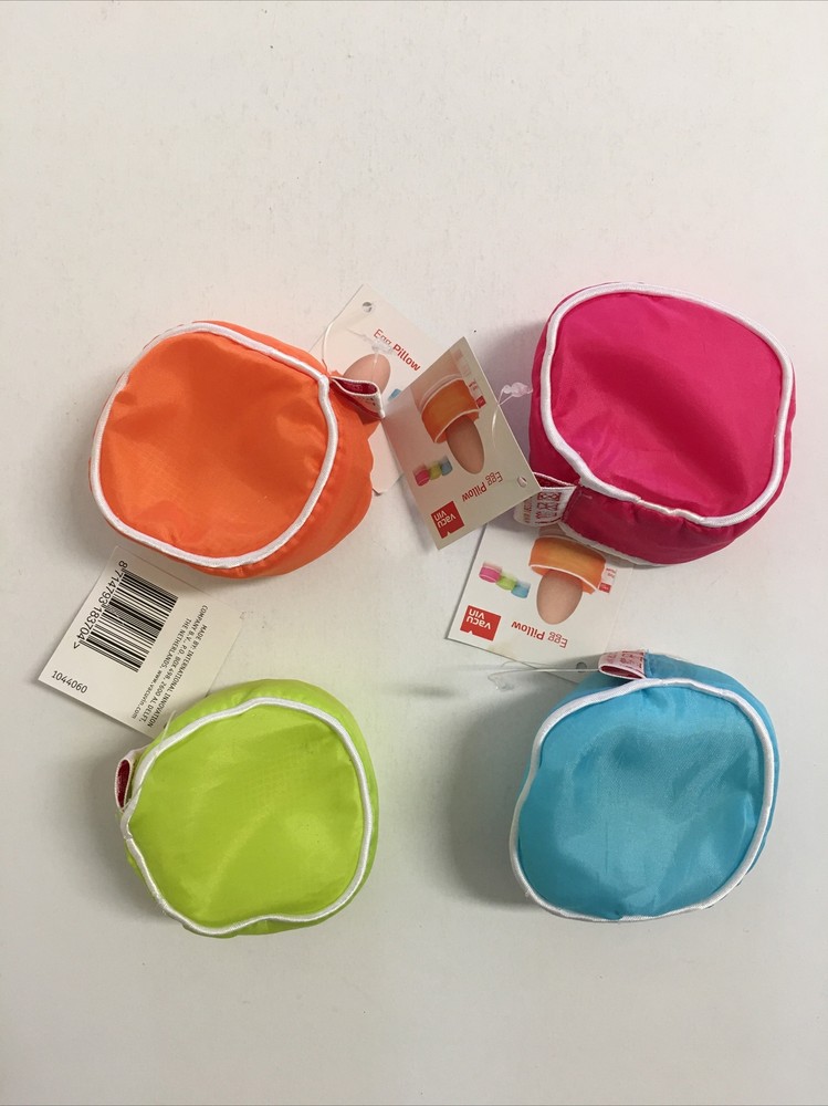 4pc Vacu Vin Egg Pillows Rest Keep Eggs from Rolling Holder Bean Bag