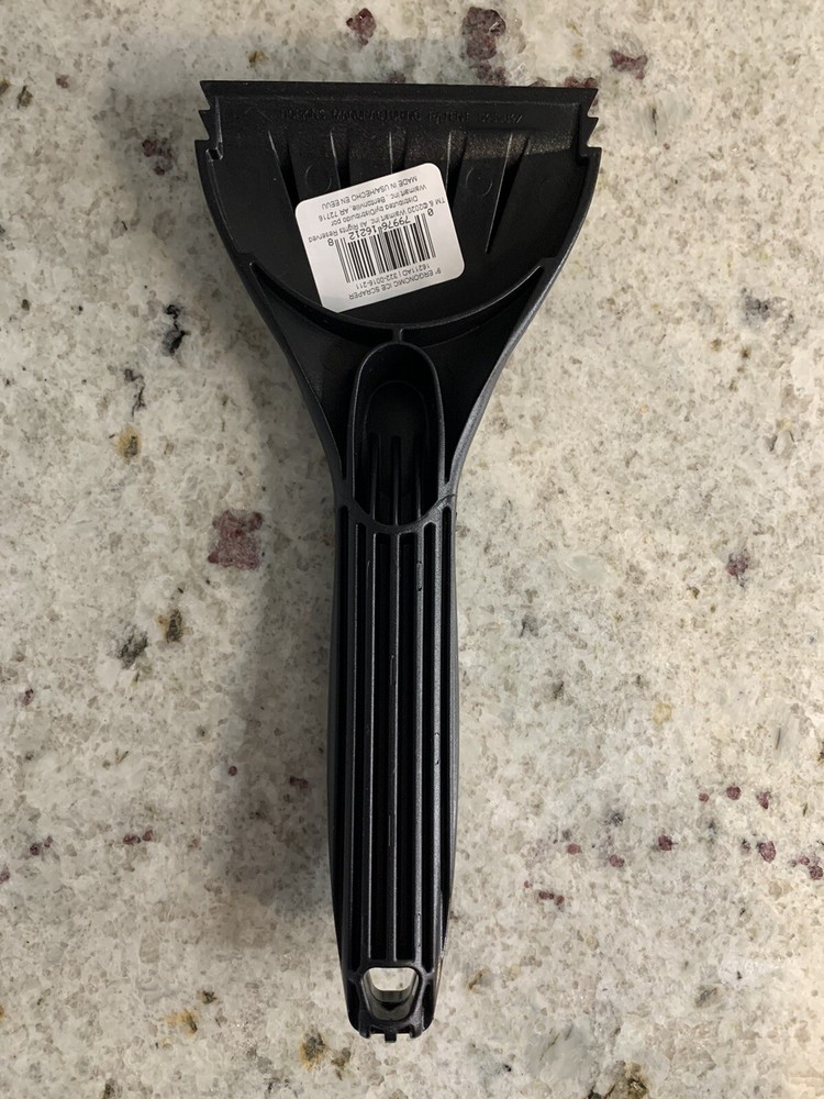 Hopkins Windshield Ice Scraper Tool w/Ice Chipper 9" Ergonomic Grip Black New