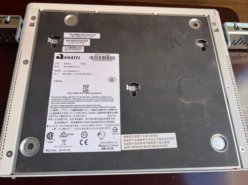 *CISCO CATALYST (2960-CG) Compact Ethernet Switch