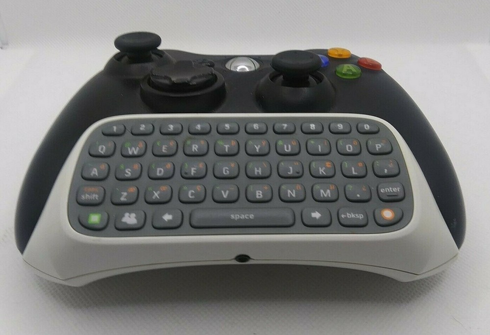 📦 Microsoft Xbox 360 Wireless Controller With Chatpad Model X814365-001 🎮