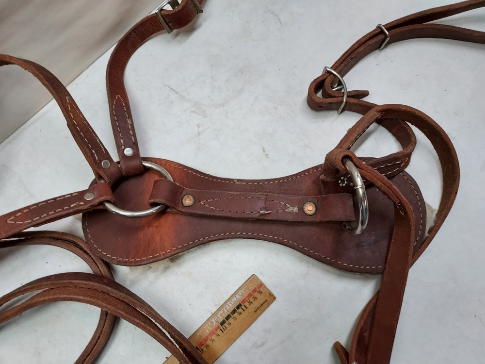 Western Saddle or Sawbuck Leather Breeching