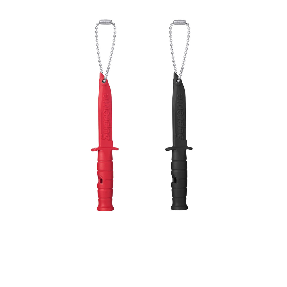 Supreme Ka-Bar Emergency Whistle Keychain