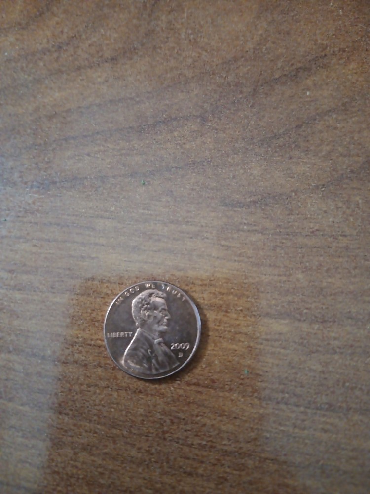 2009 Penny Misprint Error Lincoln Memorial Cent Penny
