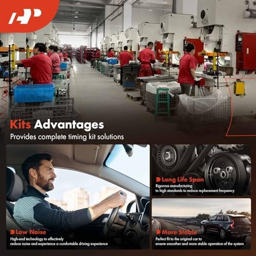 Engine Serpentine Belt Drive Kit Compatible with Mazda CX-5 CX5 2014 2016, 3