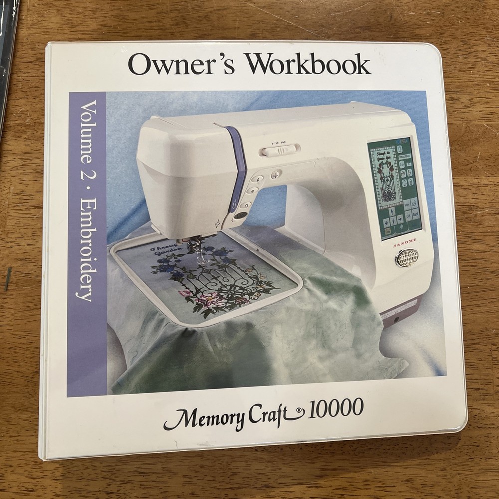 Janome  Memory Craft Volume 2 Embroidery Workbook Chapter 9