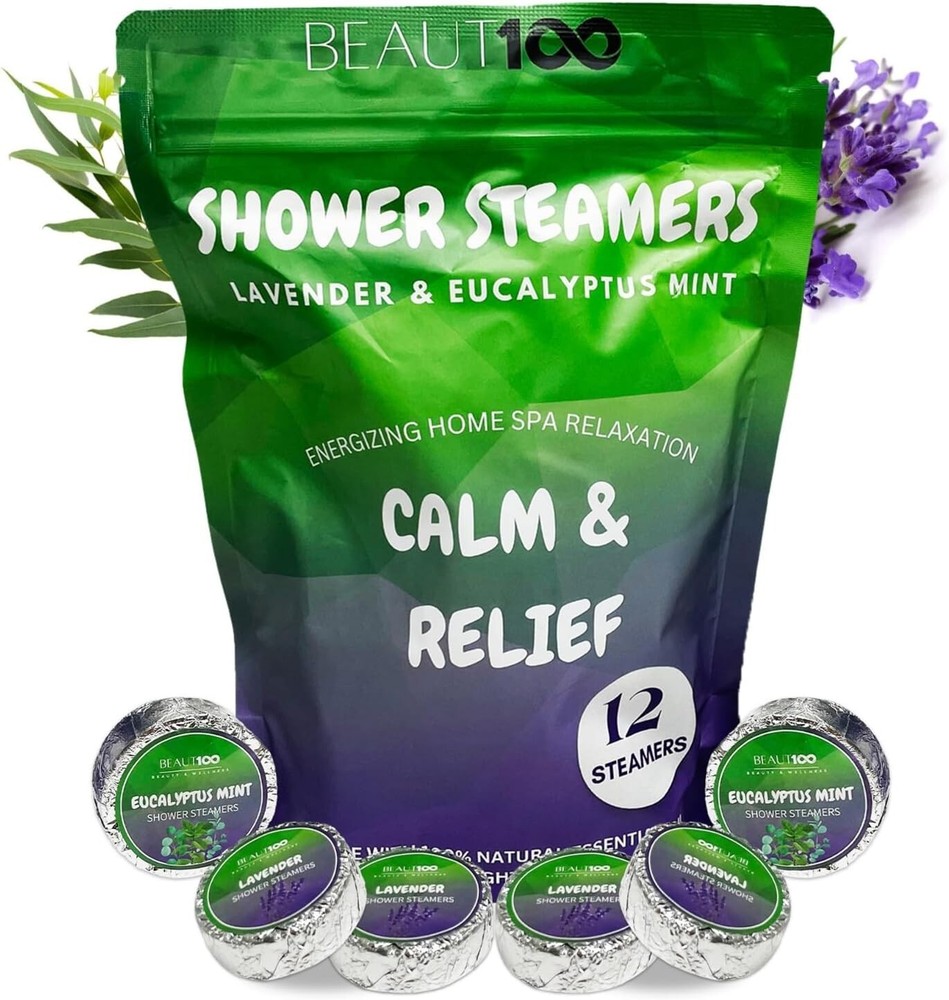 Shower Streamers 12 Pcs, Lavender & Eucalyptus | Aromatherapy