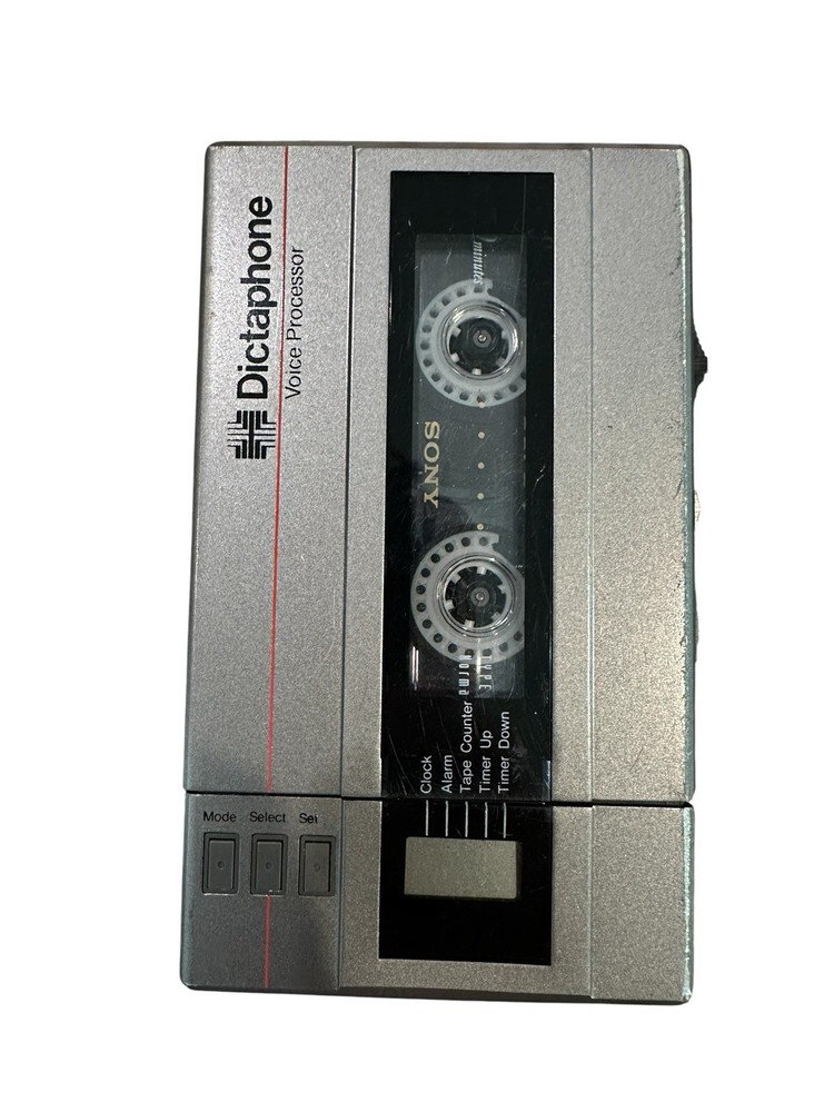 Dictaphone Model 2253 Handheld Voice Processor Recorder & Cassette