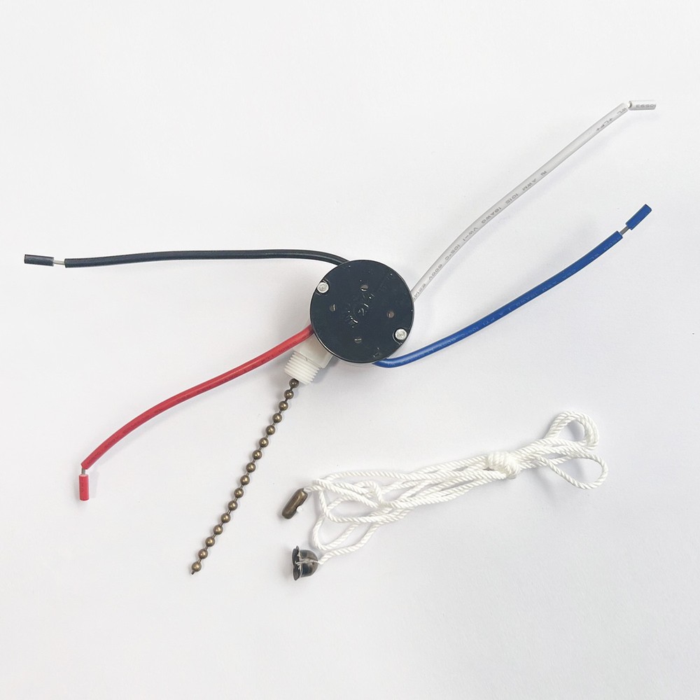 Zing Ear ZE-208S 3Speed 4Wire Ceiling Fan Pull Chain Switch 6A 125VAC-Bronze US