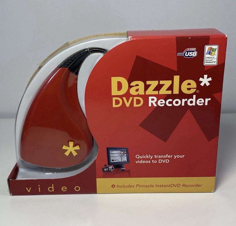 Pinnacle Dazzle DVD Recorder USB Video Capture Software