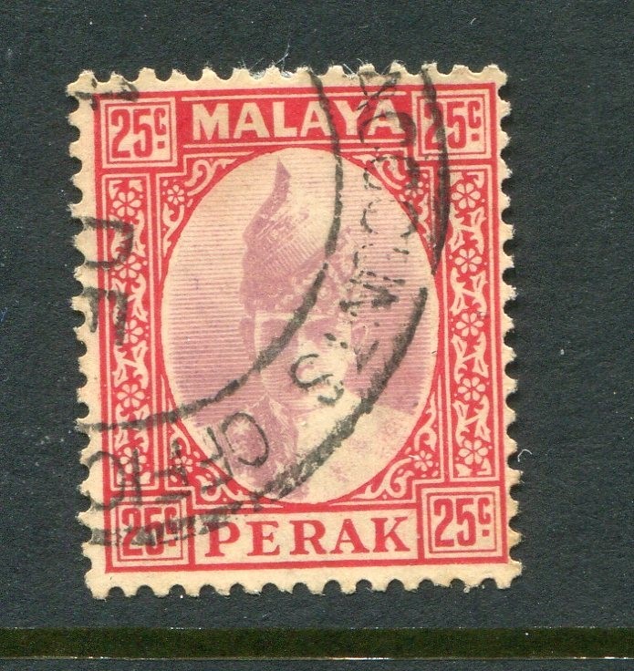 Malaya Perak #92 Sultan Iskander 25 C. [Used]