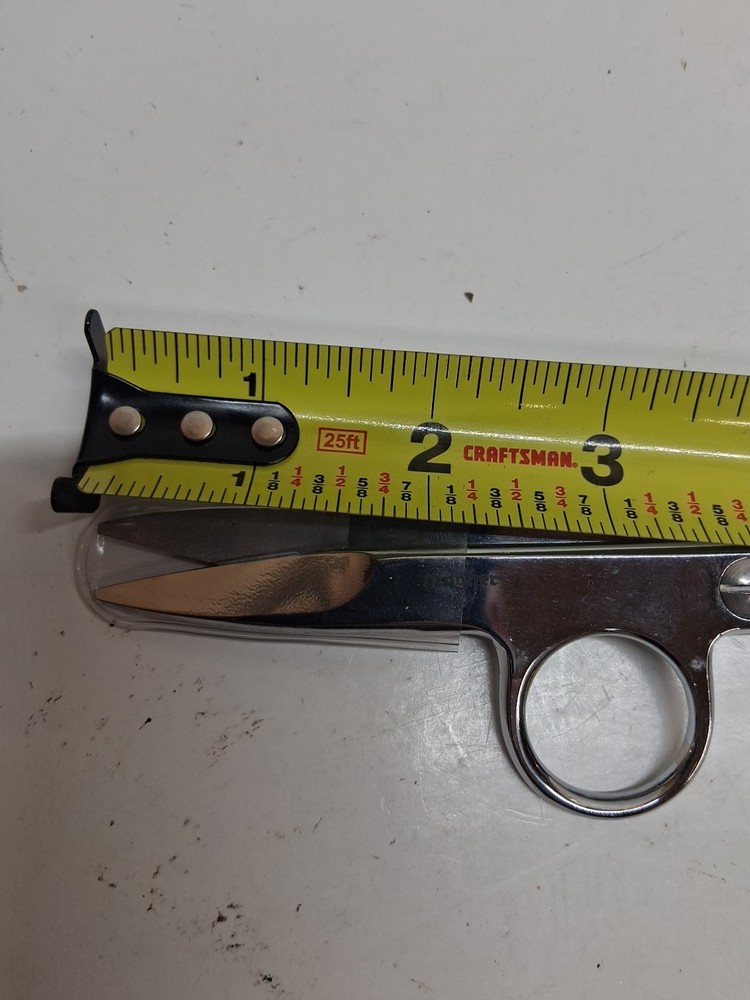 Gingher 4.5" Ring Finger Loop Thread Snips Crafting Fabric Sewing Tool