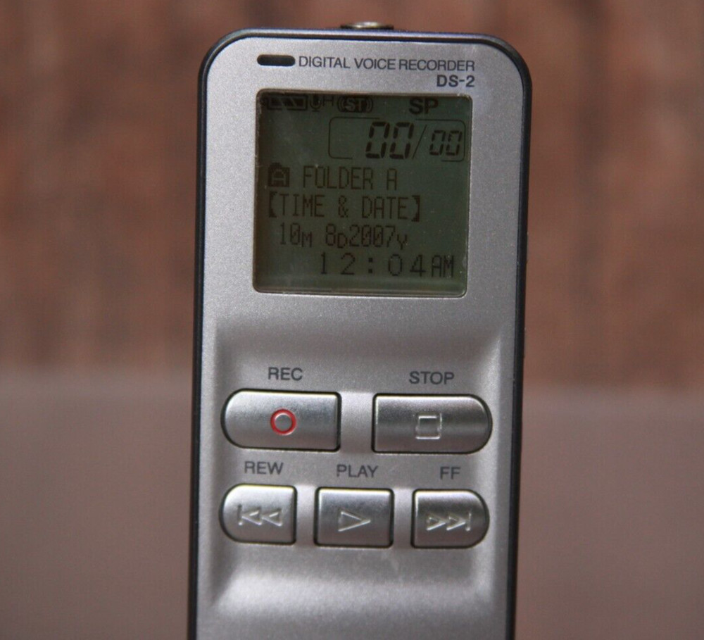 Olympus Digital Voice Recorder DS-2 Tested Works Great!