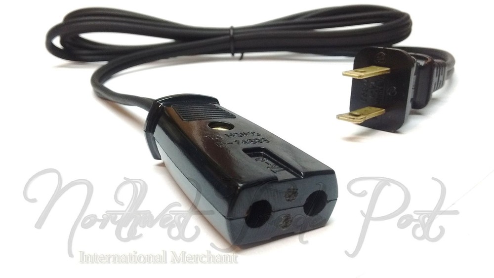 Replacement 6ft Power Cord for Rival Pizza Parlor Stoneware Cooker Model 4012